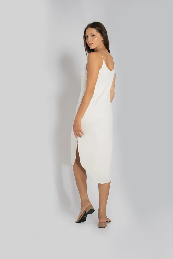 Marilyn Draped Bamboo Midi Dress