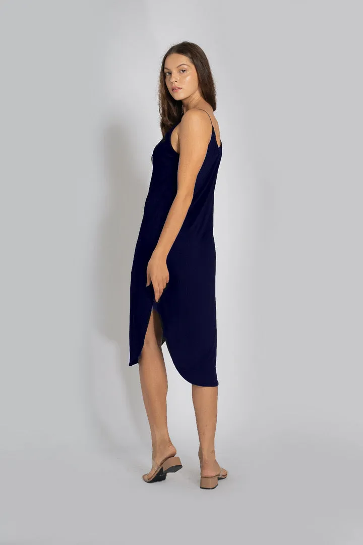 Marilyn Draped Bamboo Midi Dress