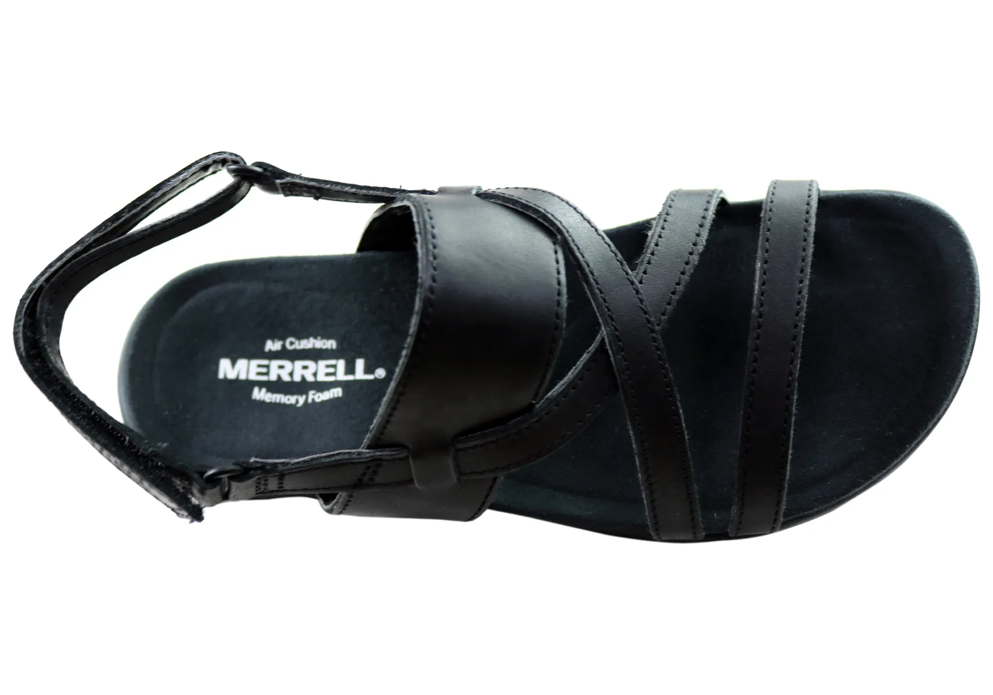 Merrell Womens Hayes Strap Leather Comfortable Sandals