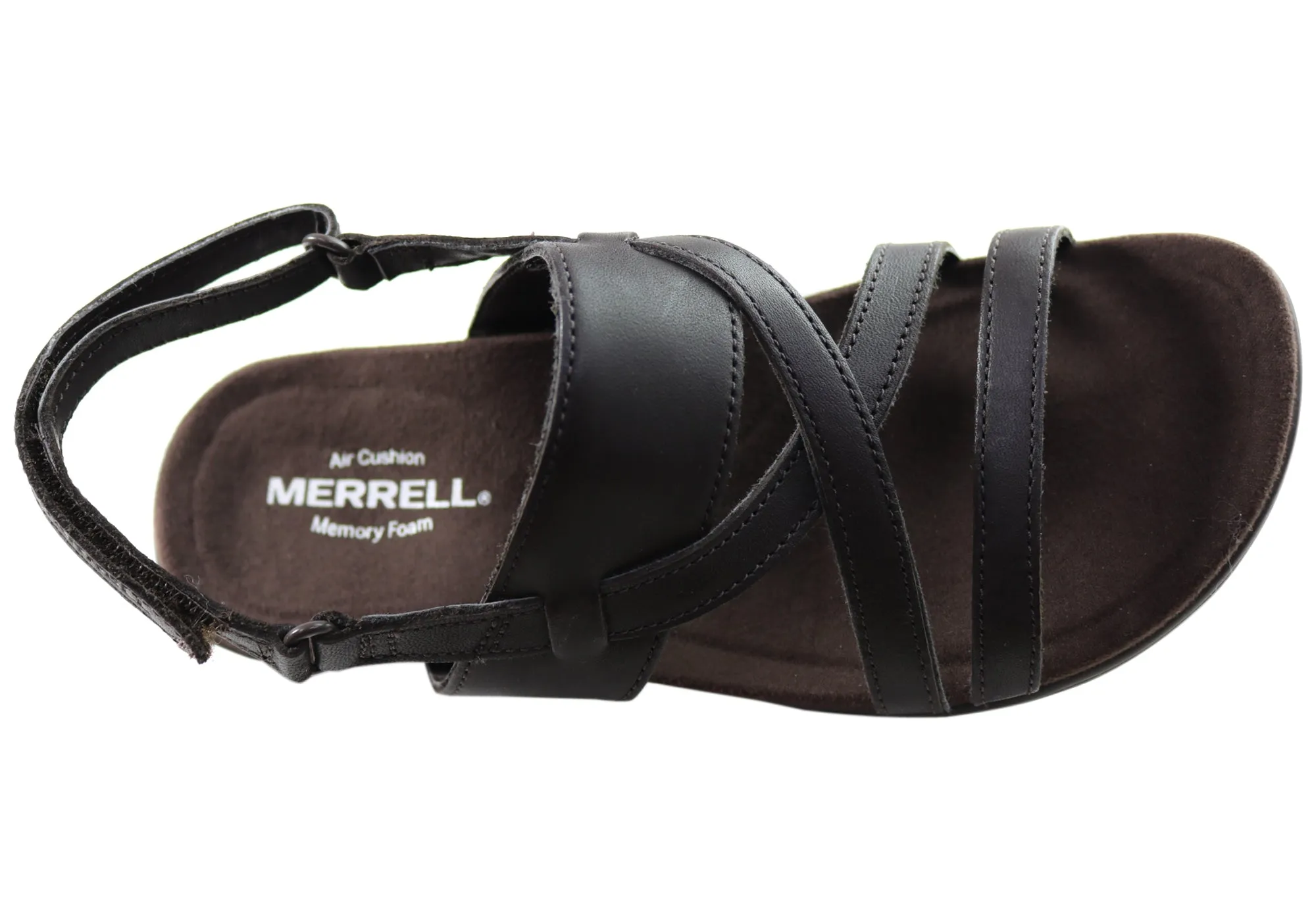 Merrell Womens Hayes Strap Leather Comfortable Sandals