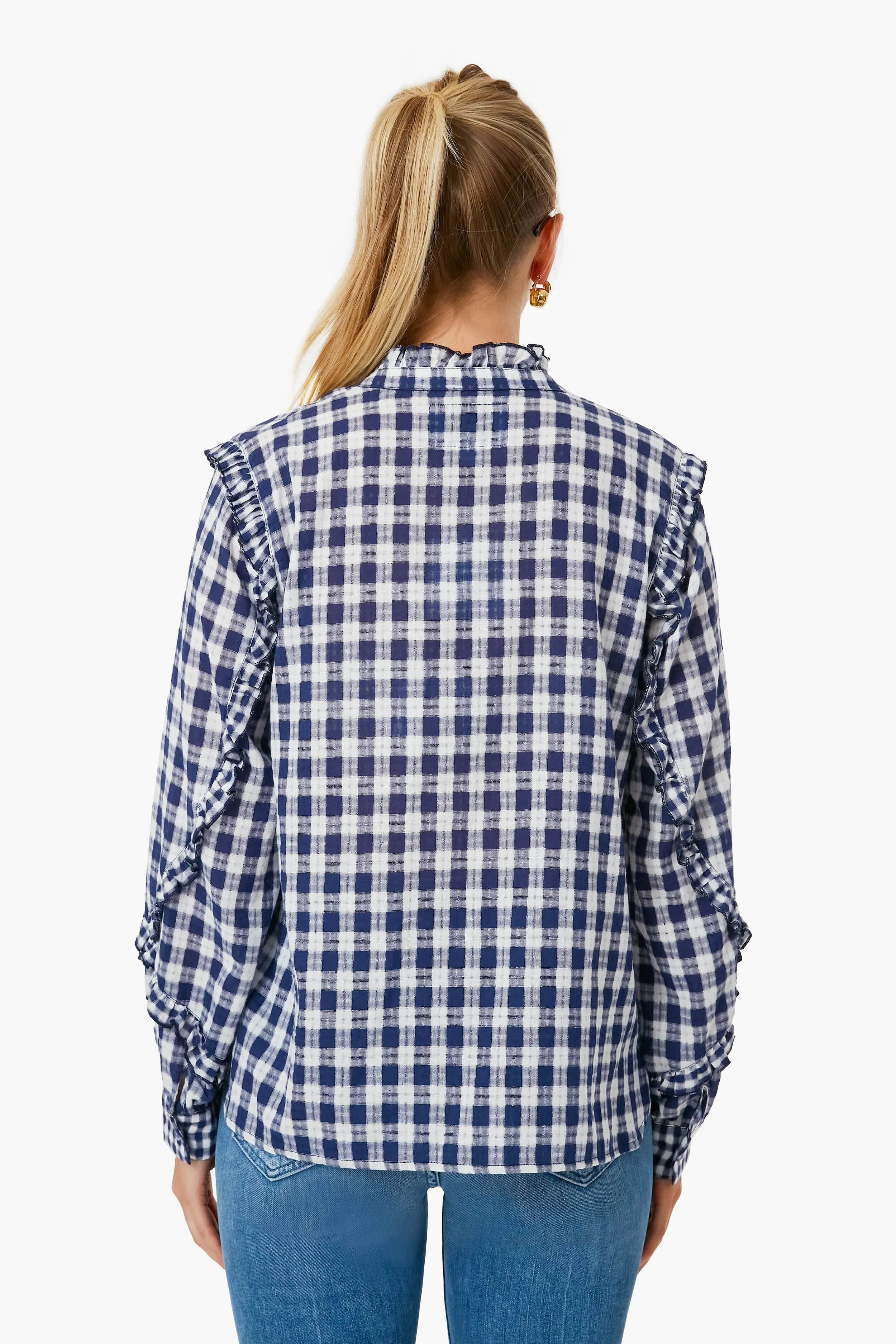 Navy Check Sacha Shirt