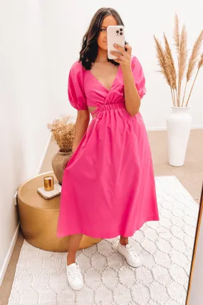 Nola Midi Dress Pink