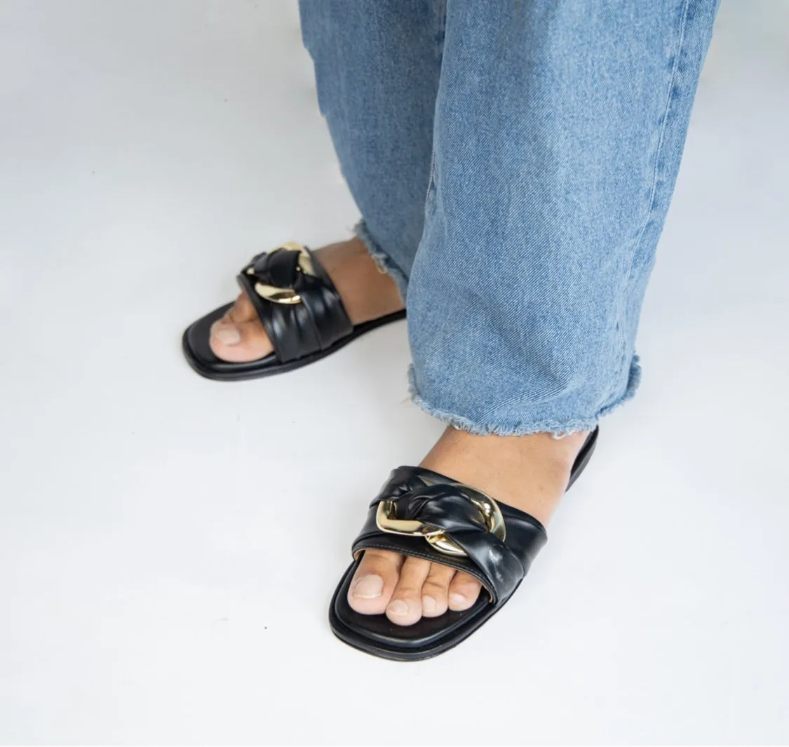 Nora Black Sliders