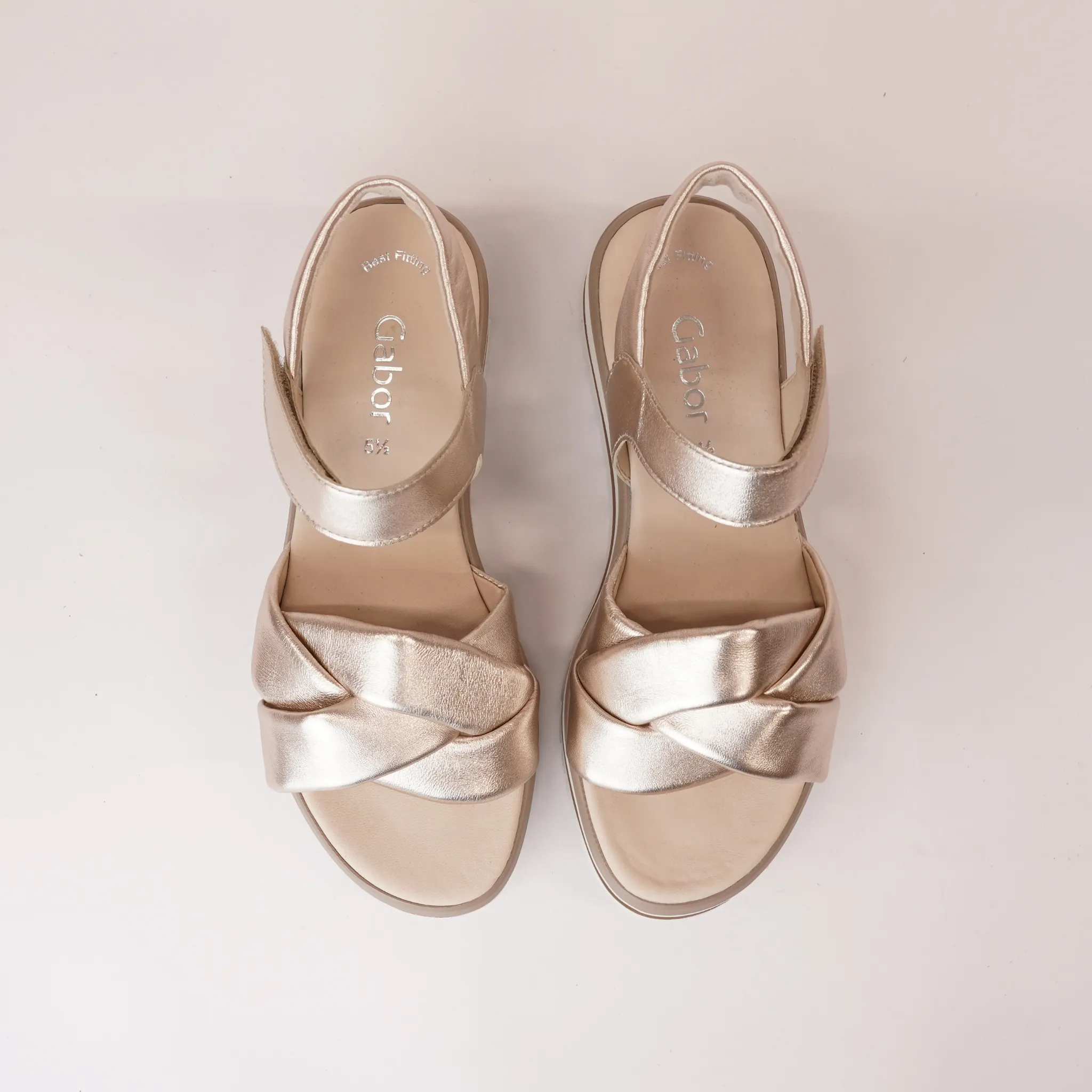 Ormond Pewter Leather Sandals