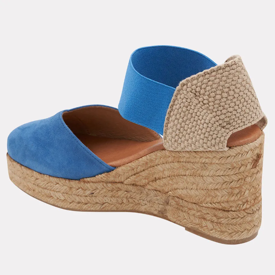 Pedra Suede Espadrille Wedge