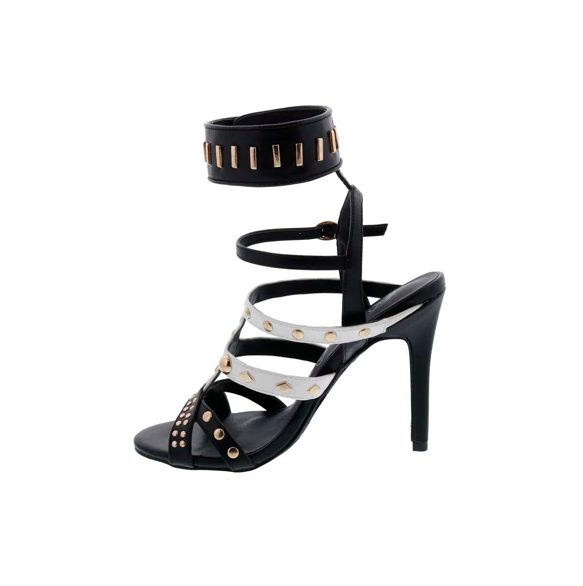 Penny Loves Kenny Dorn Heel Sandals Women In Black Pu