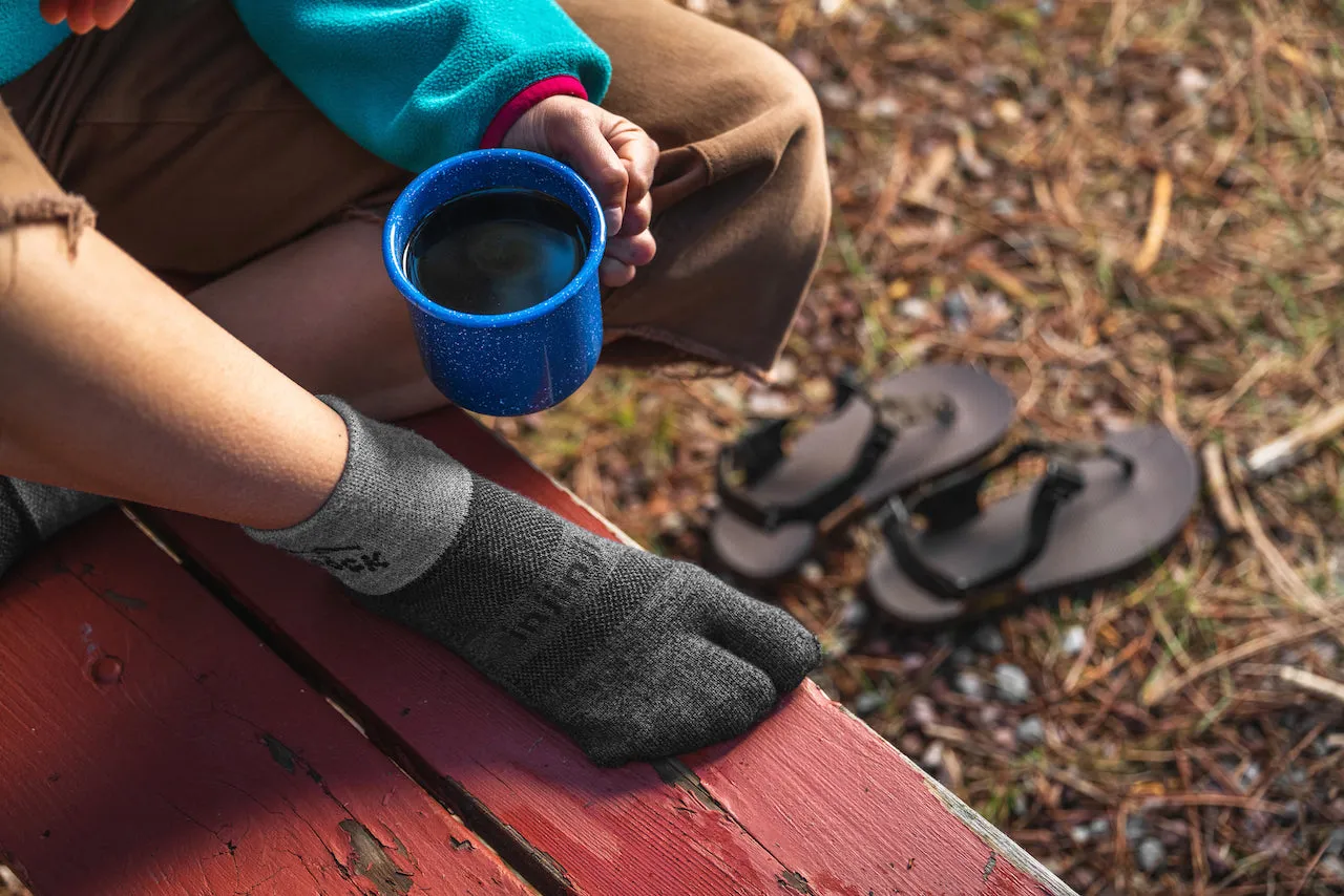 Performance Split-Toe Socks (Granite)