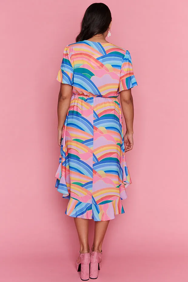 Pippa Rainbowscape Dress