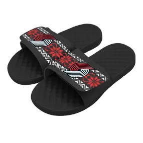 Portland Trail Blazers Ugly Sweater Slides