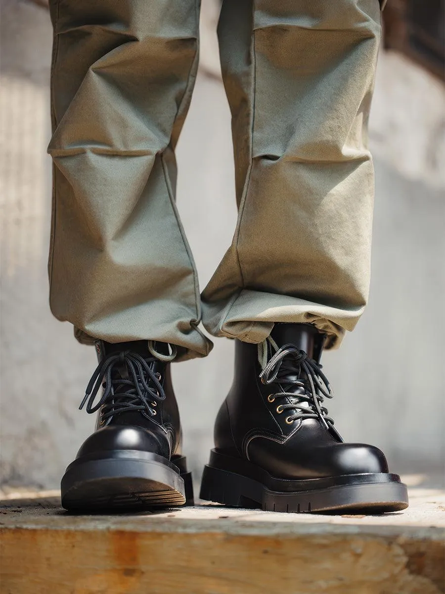 "Ace of spades" Thick Sole Boots