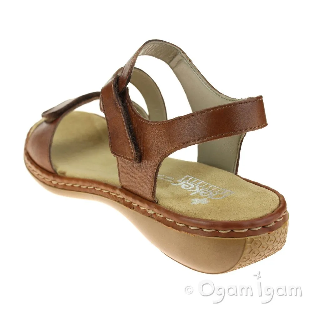 Rieker 659C724 Womens Reh Brown Sandal