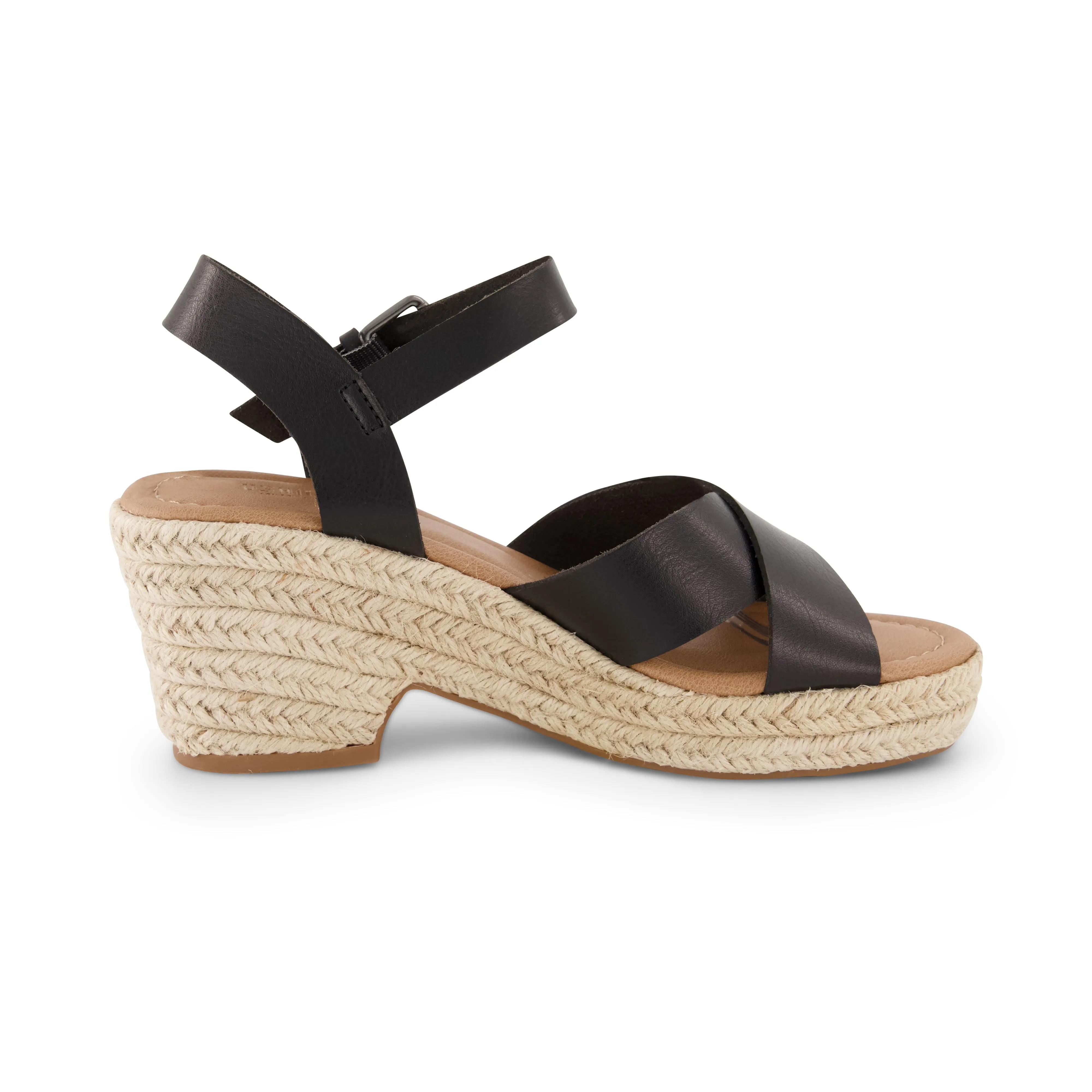 Robbie Cross Band Wedge Sandal