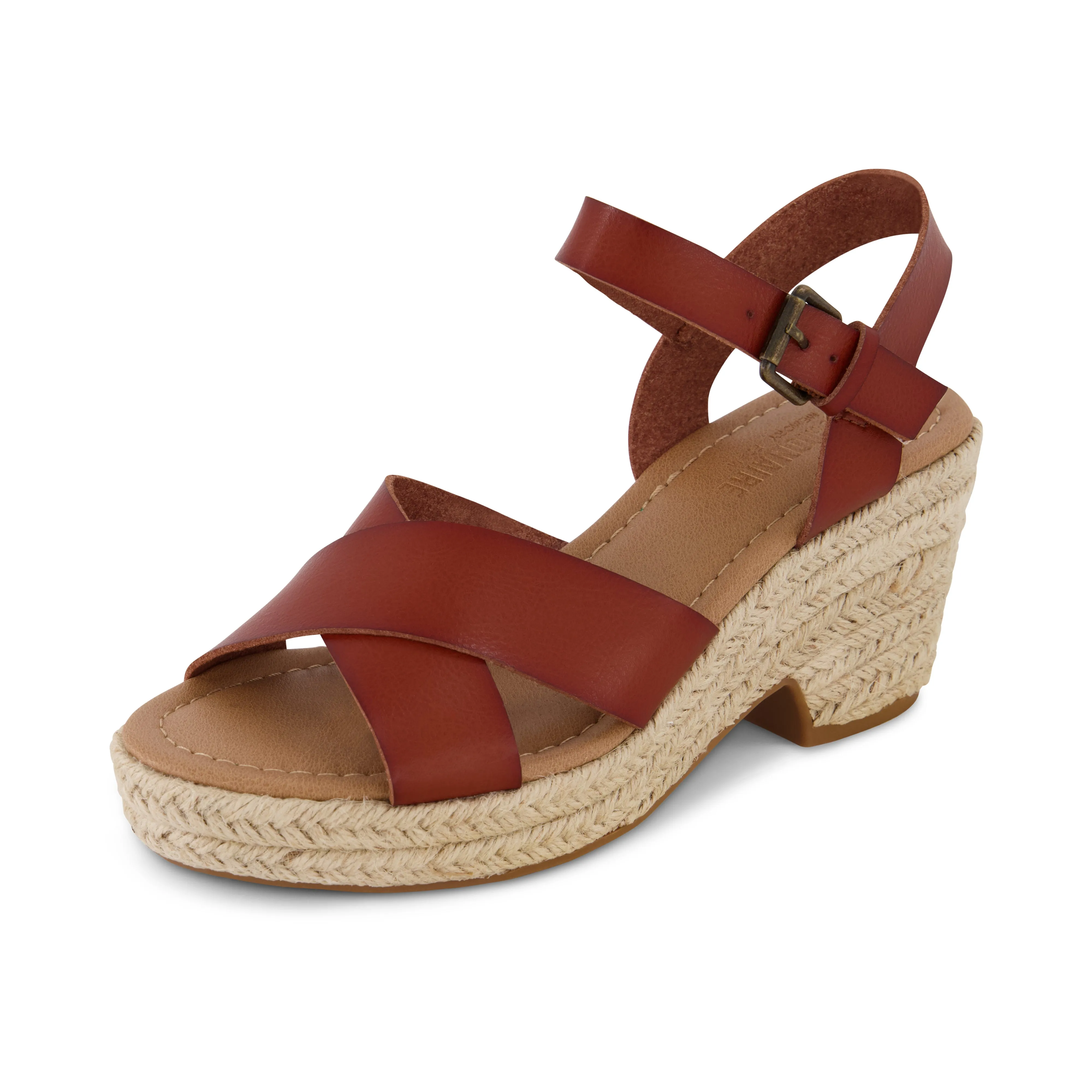 Robbie Cross Band Wedge Sandal