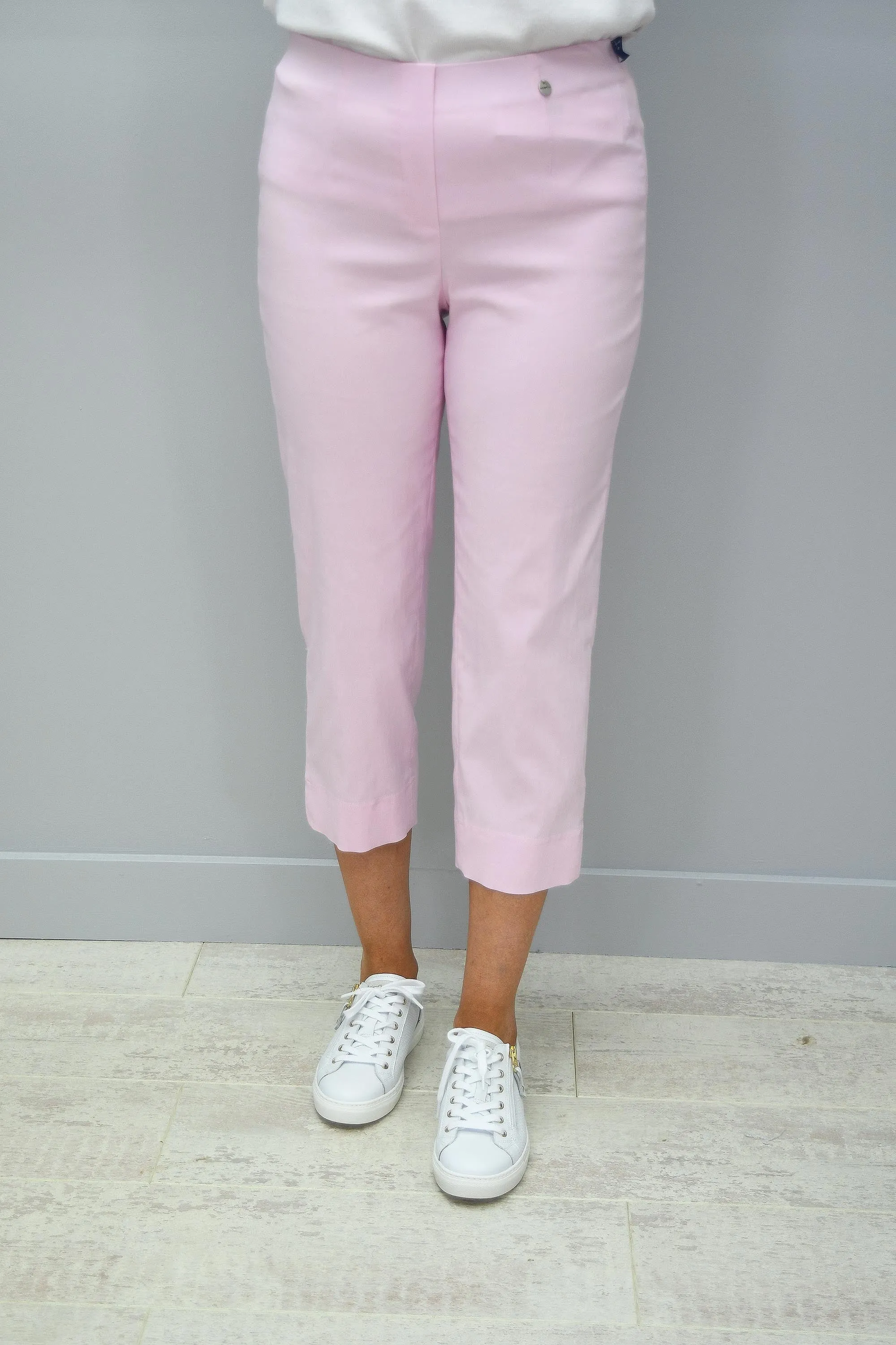 Robell Marie Ballet Slipper Pink Cropped Trousers - 51576 5499 410/241