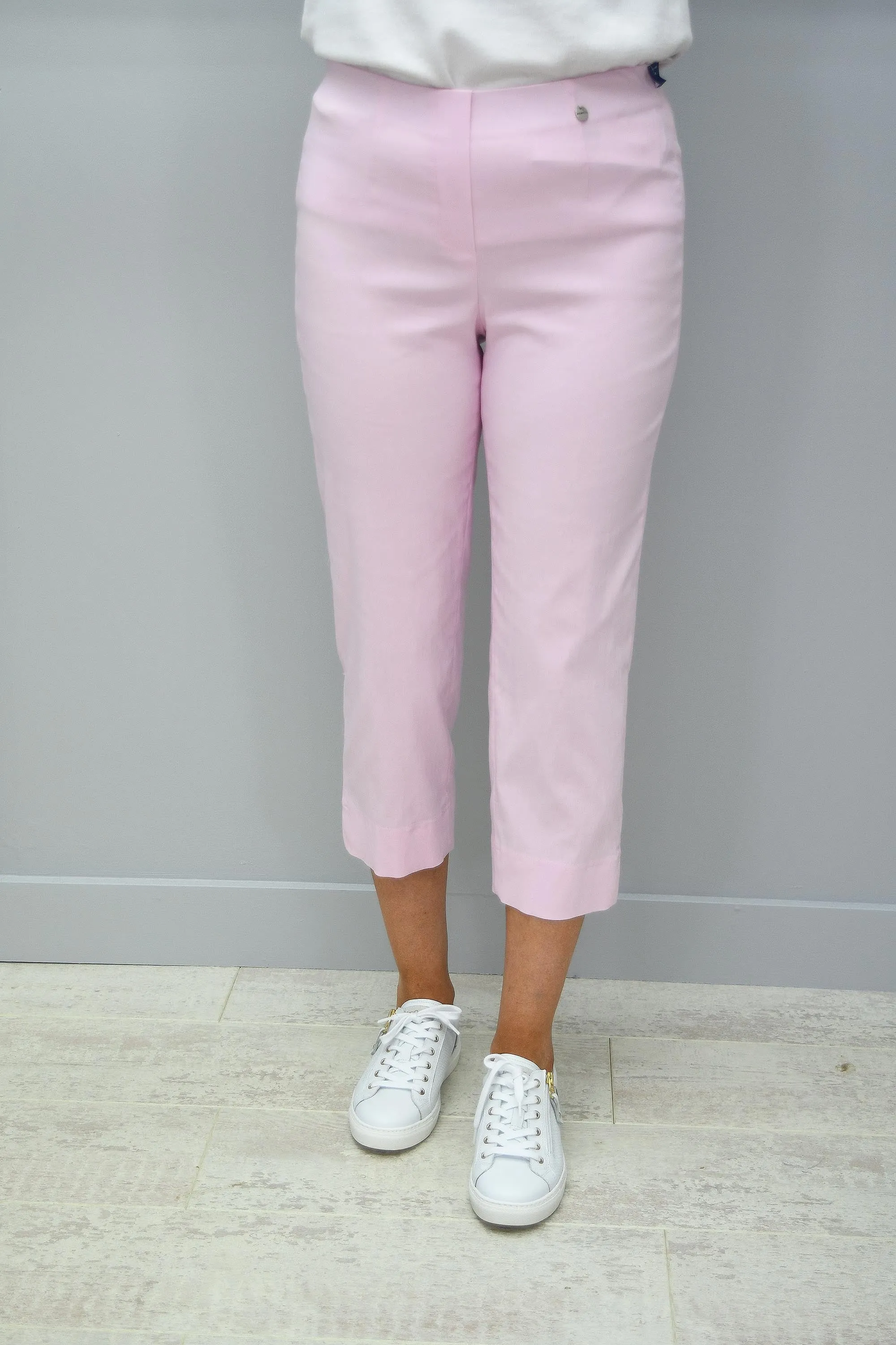 Robell Marie Ballet Slipper Pink Cropped Trousers - 51576 5499 410/241