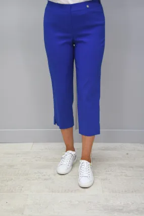 Robell Marie Blue Cropped Trousers - 51576 5499 67