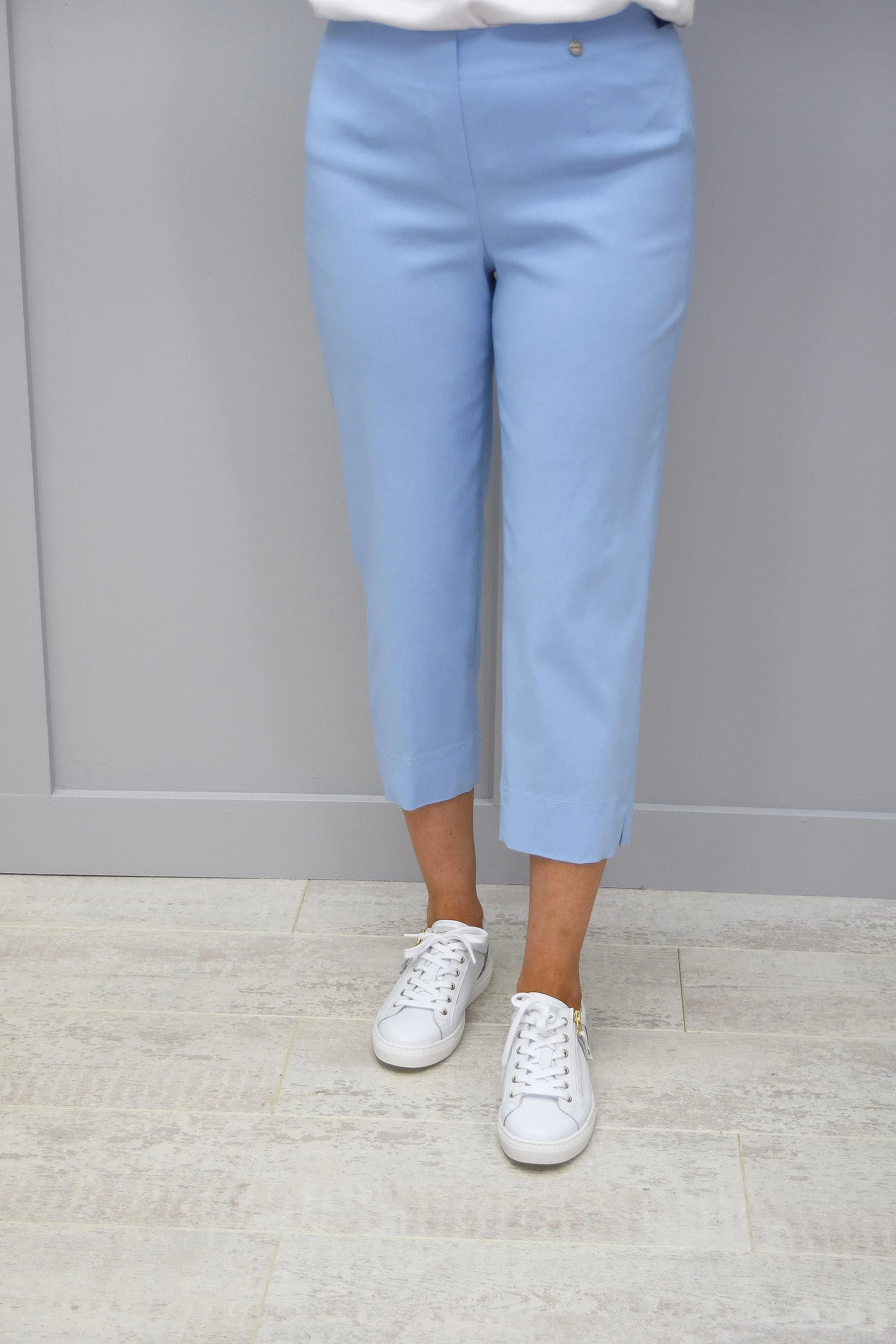 Robell Marie Maya Blue Cropped Trousers - 51576 5499 610