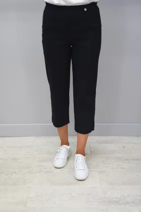 Robell Marie Navy Cropped Trousers - 51576 5499 69