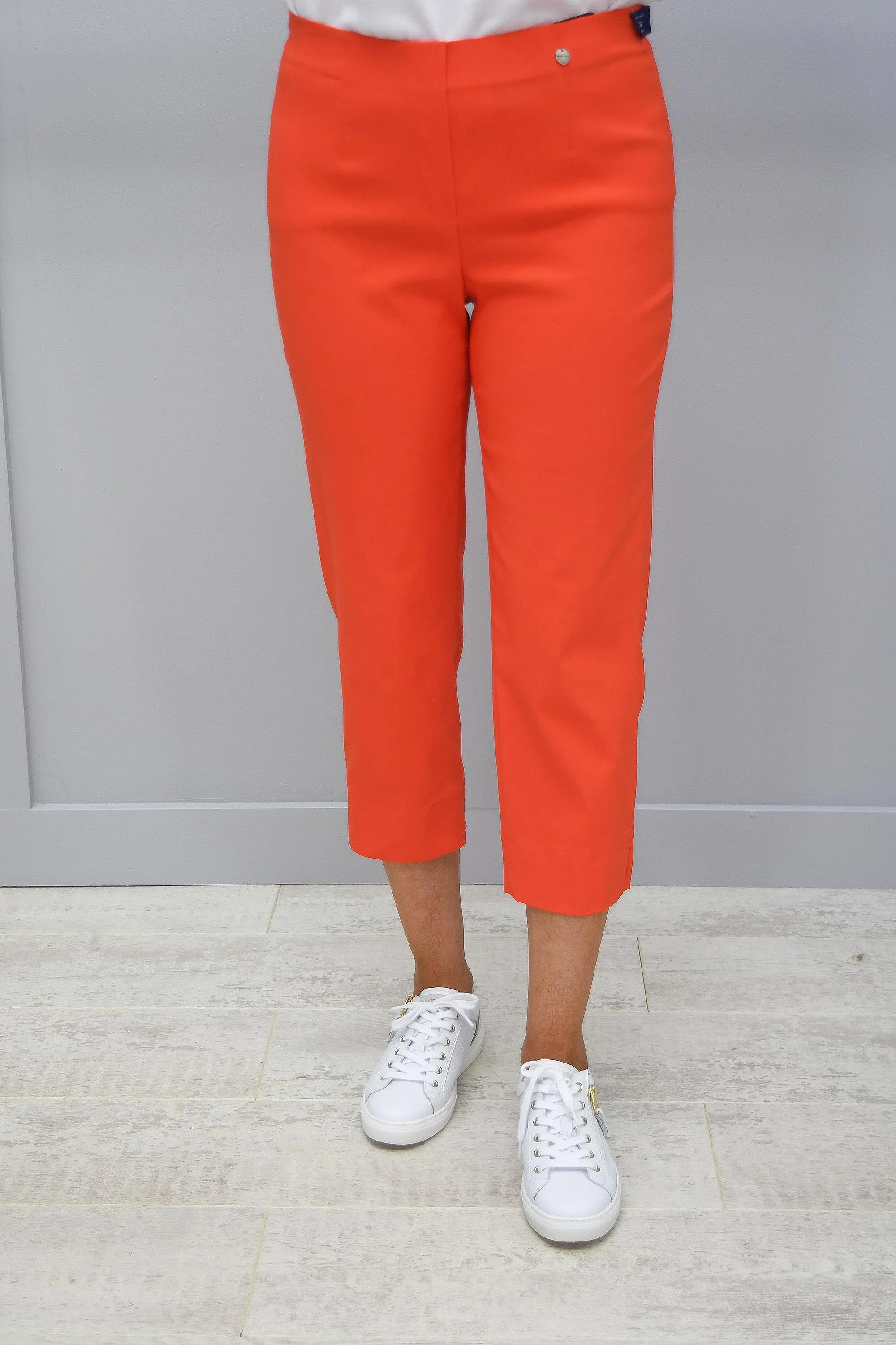 Robell Marie Orange Cropped Trousers - 51576 5499 321