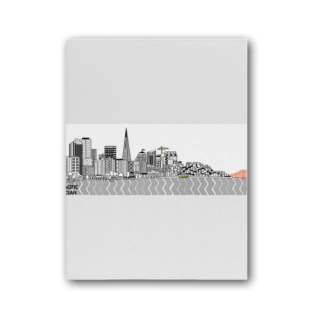 San Francisco Towel Premium Stretched Canvas