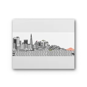 San Francisco Towel Premium Stretched Canvas