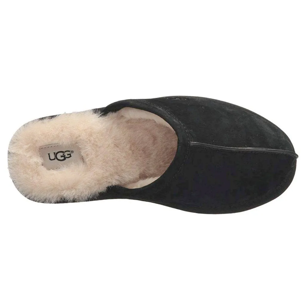 Scuff Sheepskin Suede Leather Men's Slide Sandals