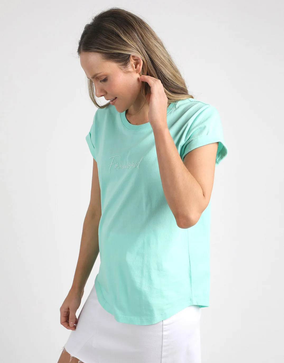 Signature Tee - Neon Mint