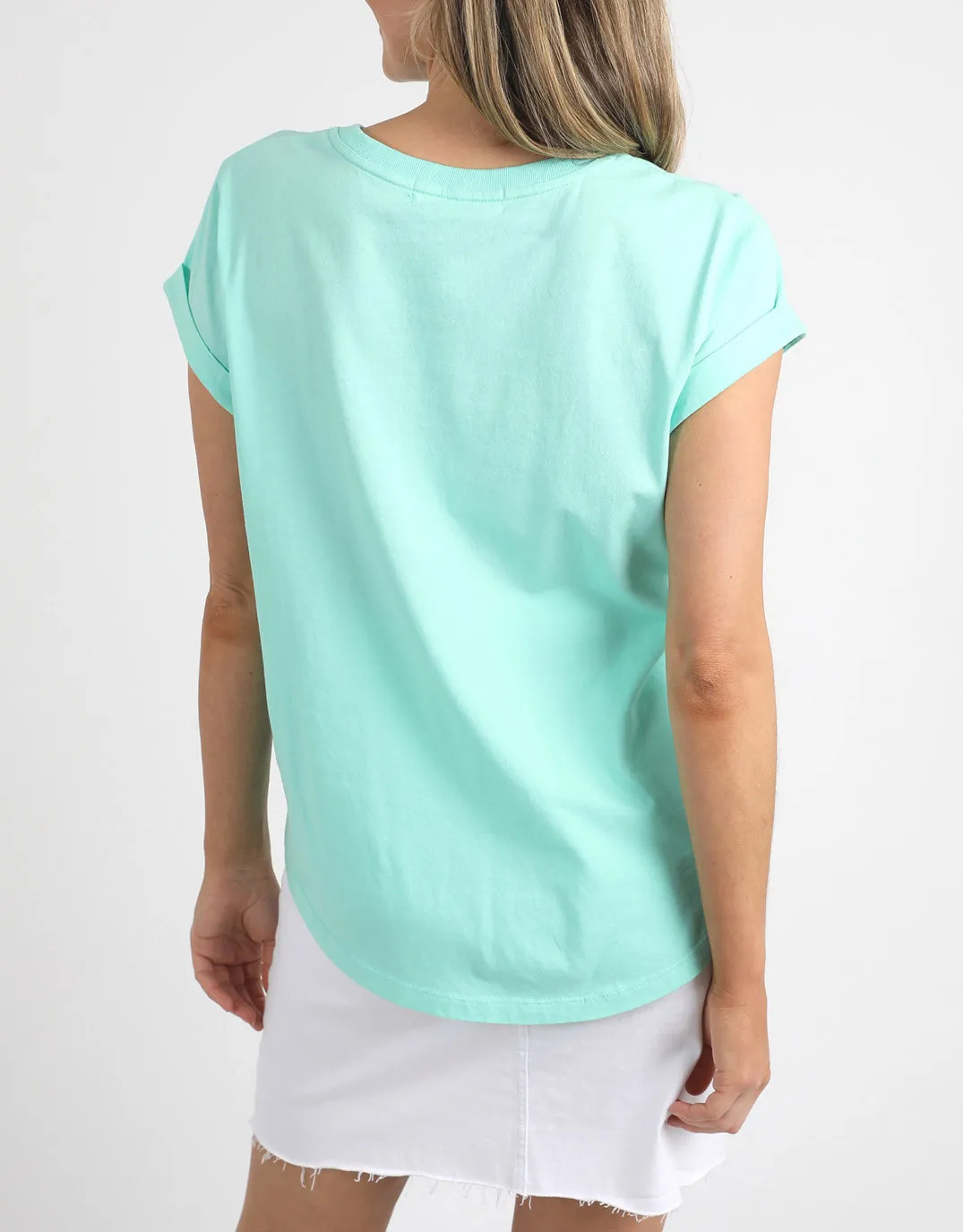 Signature Tee - Neon Mint