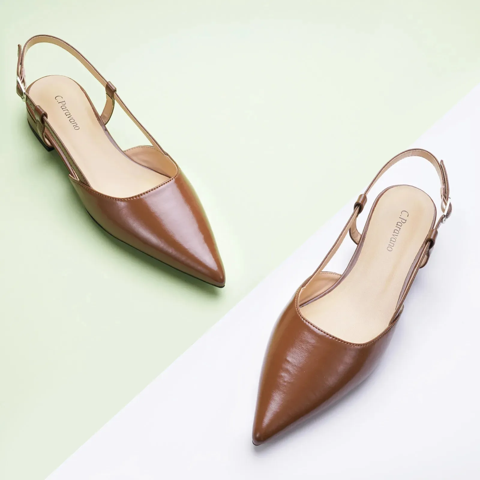 Sleek Slingback Flats (Freya)