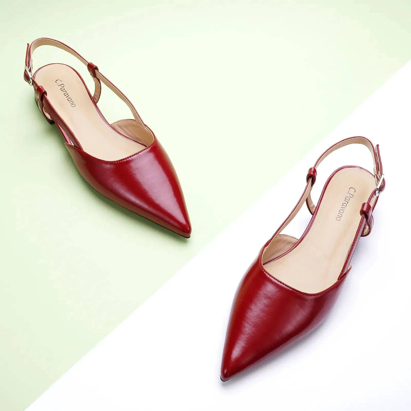 Sleek Slingback Flats (Freya)