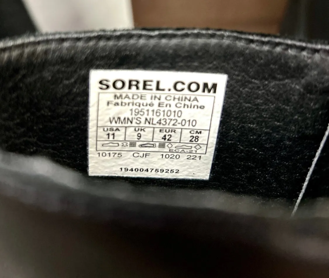 SOREL JOAN OF ARCTIC LEATHER WEDGE - 11