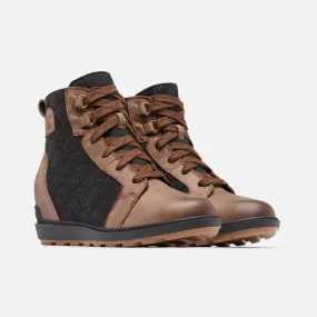 Optimized title: Stylish Sorel Womens Evie II NW Lace-Up Boots in Tobacco/Black Color