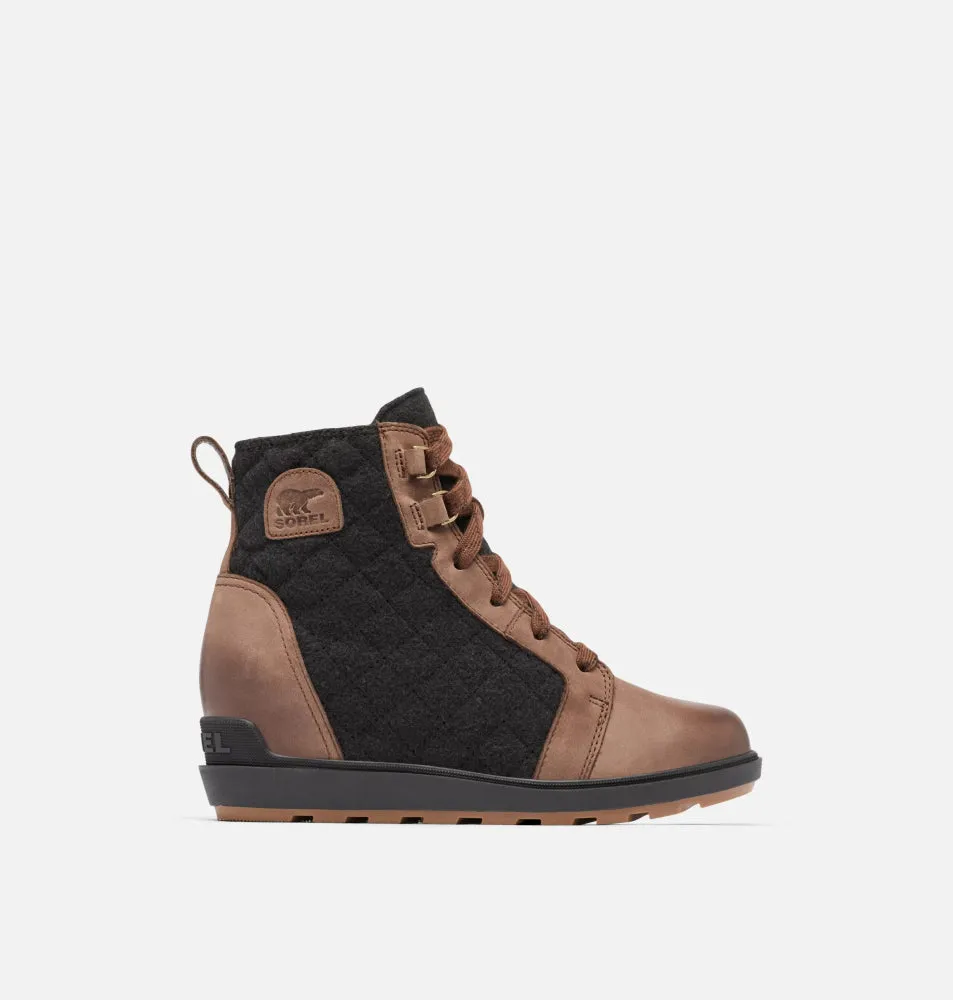 Optimized title: Stylish Sorel Womens Evie II NW Lace-Up Boots in Tobacco/Black Color