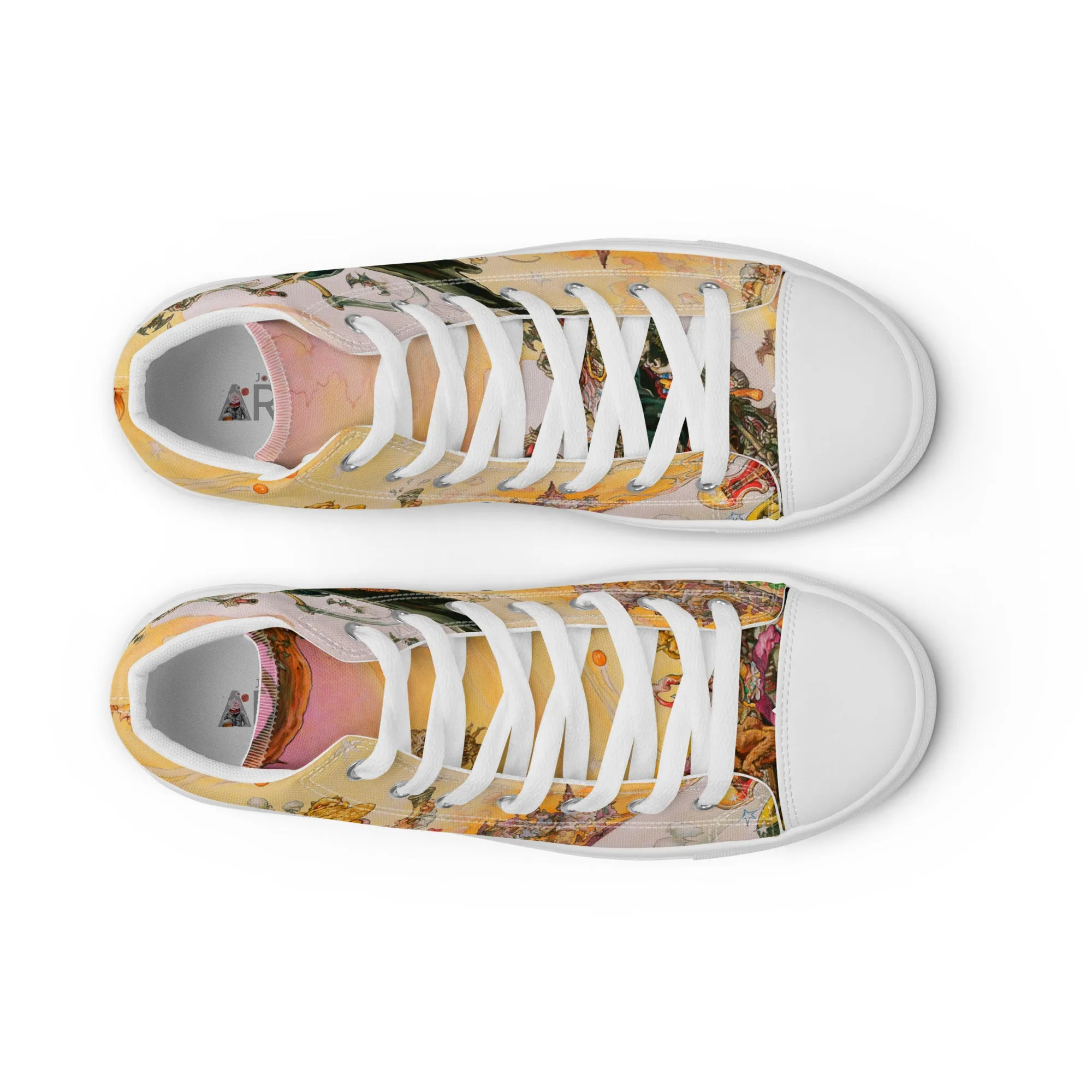 Soul Music Women’s high top canvas shoes - Free Shipping *US SIZES SHOWN! USE CHART!