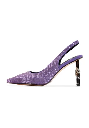 Stiletto High Heeled Pumps - Violet