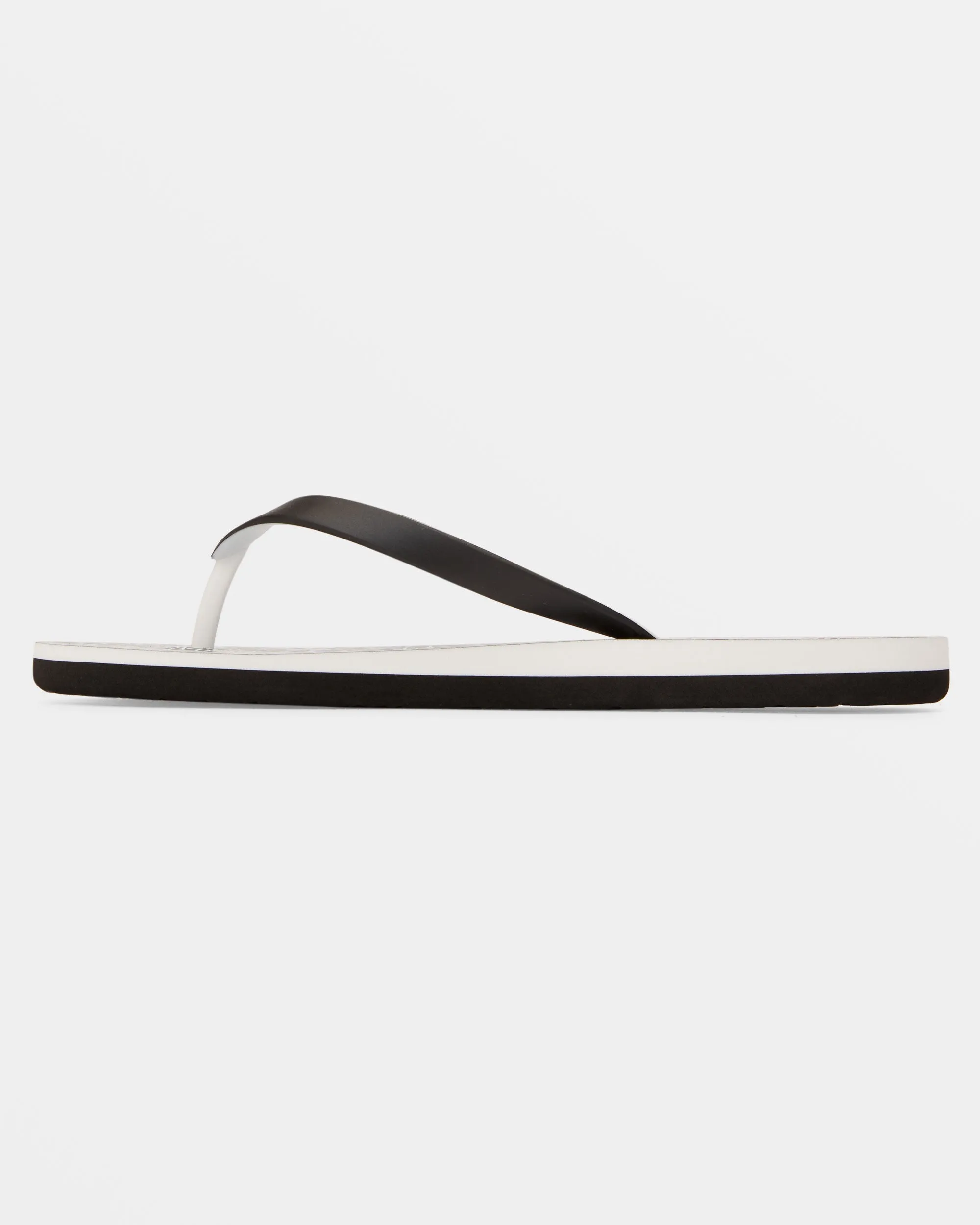 Tahiti Flip-Flops - Black/White/Black Print