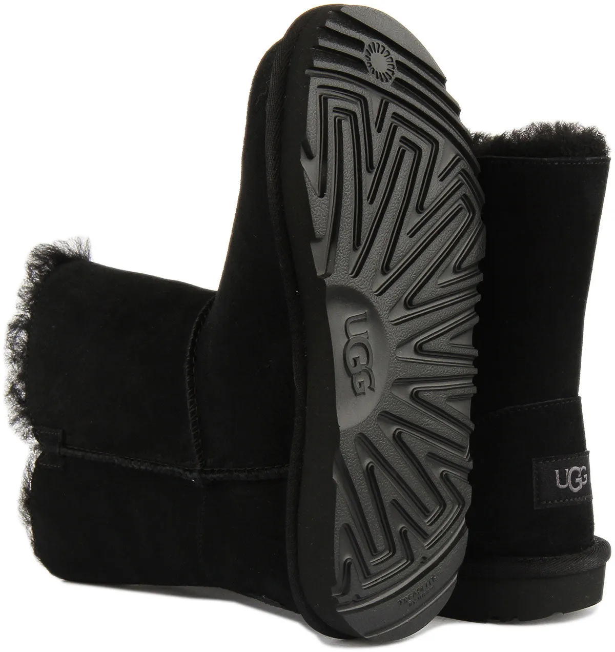 Ugg Australia Bailey Boots In Black For Juniors