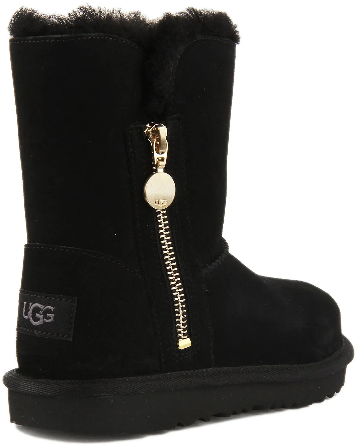 Ugg Australia Bailey Boots In Black For Juniors