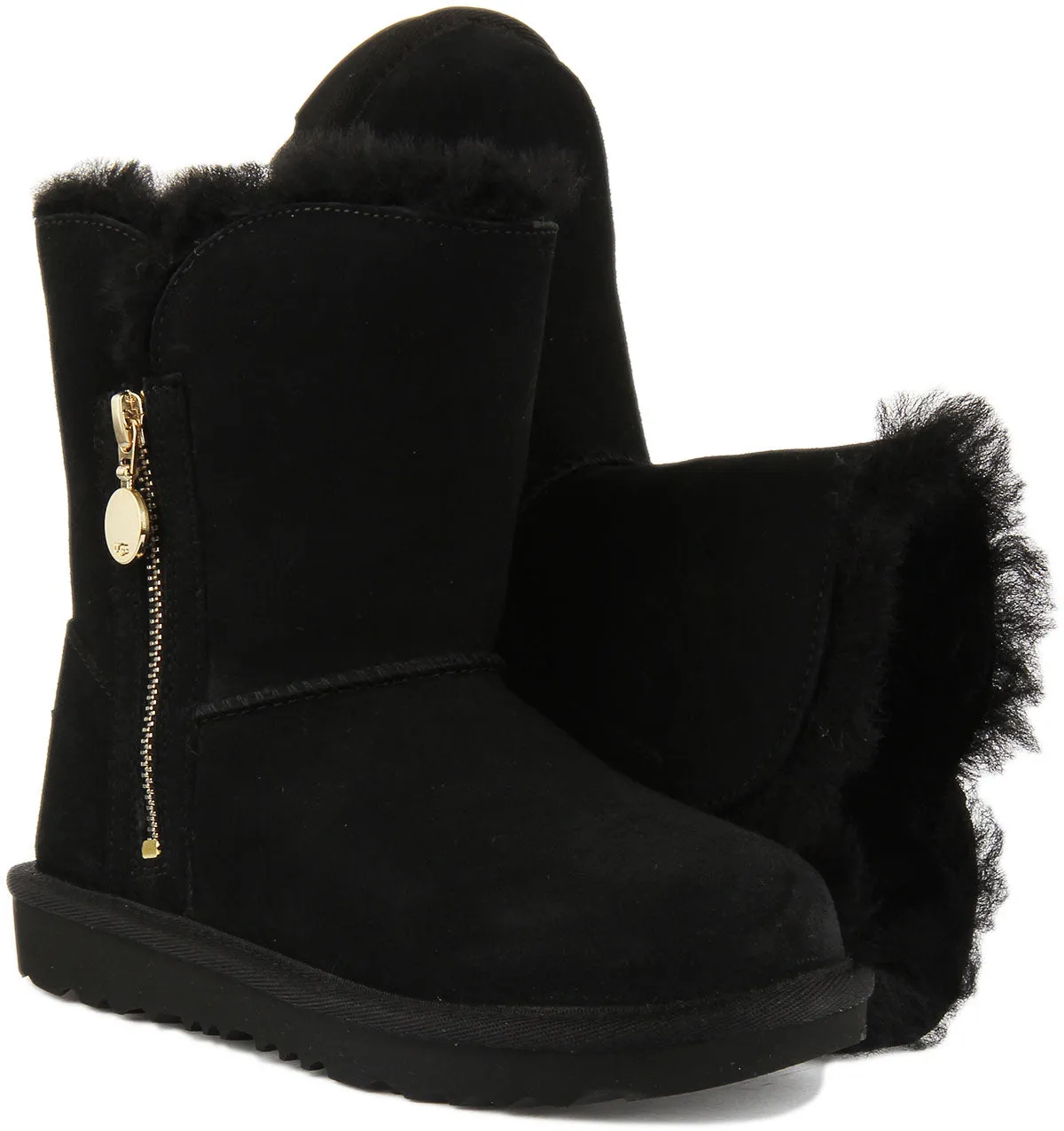 Ugg Australia Bailey Boots In Black For Juniors