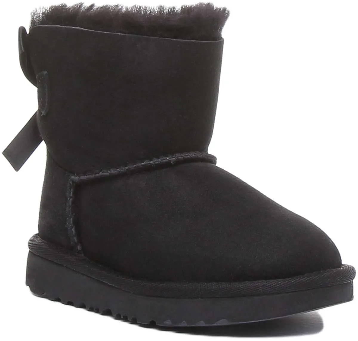 Ugg Australia Toddler Mini Baily Bow In Black