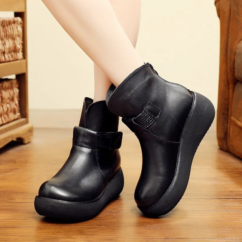 Waterproof Women's Handmade Retro Boots Winter