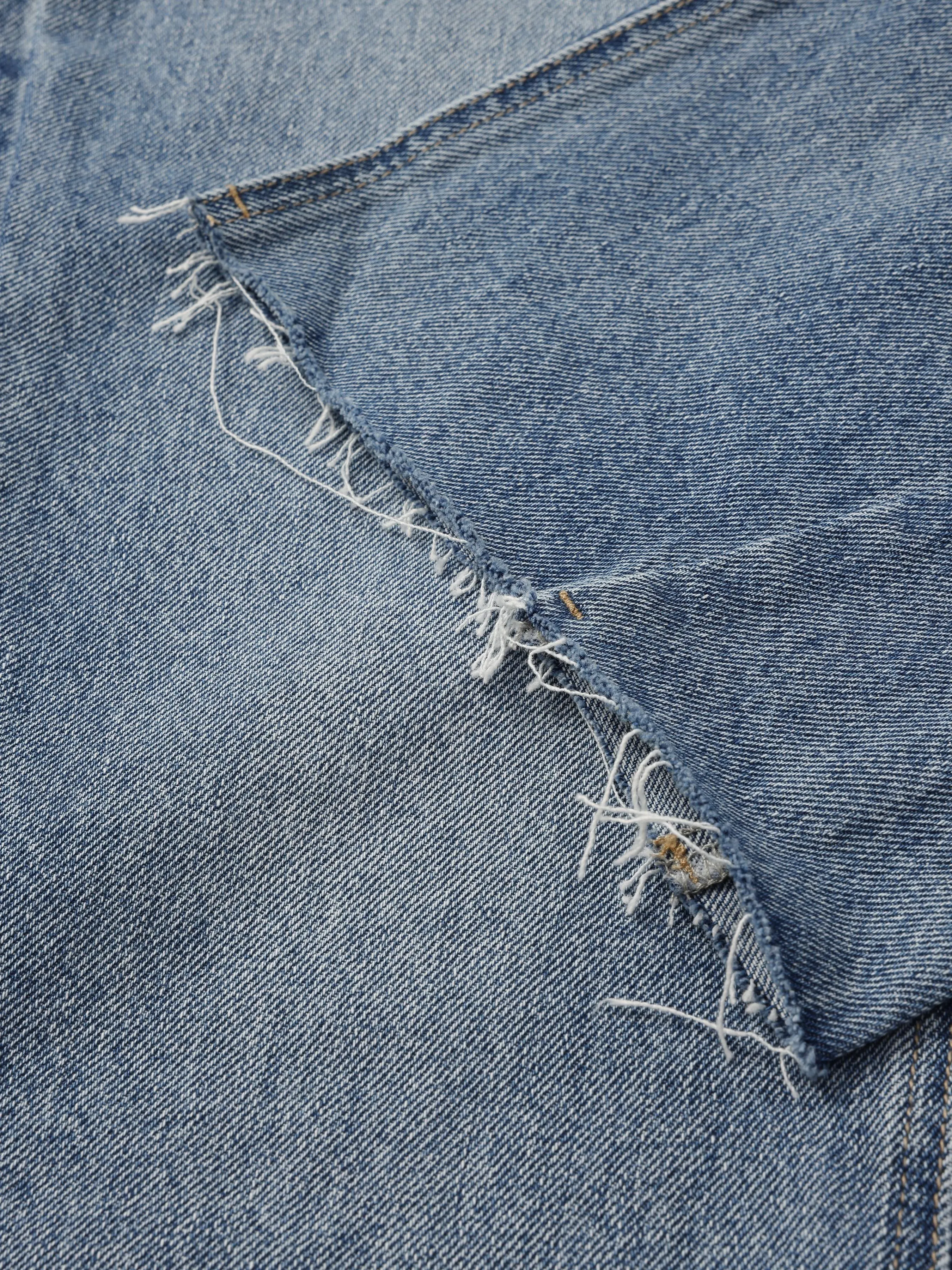 Women's Relaxed Washed Denim Jeans with Pockets