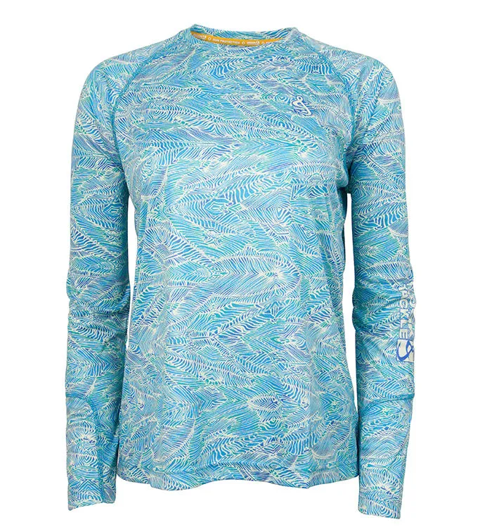 Women's Swells L/S UV Fishing Shirt